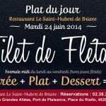 Restaurant Poisson Briare, Loiret, Région Centre - Filet de flétan
