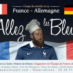 Coupe du monde du football 2014 - France Allemagne - Restaurant Briare, Loiret, Région Centre