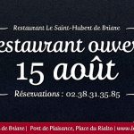 Restaurant Briare ouvert le 15 août - Assomption - Jour fériés - Loiret, Région Centre