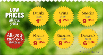 Prices and menus