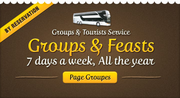 Groups reception all the year & Activities near to the restaurant